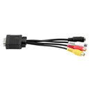 VGA to S-Video 3 RCA Composite AV Out Converter Adapter Cable for Laptop PC Pro