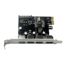4Ports USB 3.0 Super Fast 5Gbps PCI Express(PCIe) Expansion Card for Win10