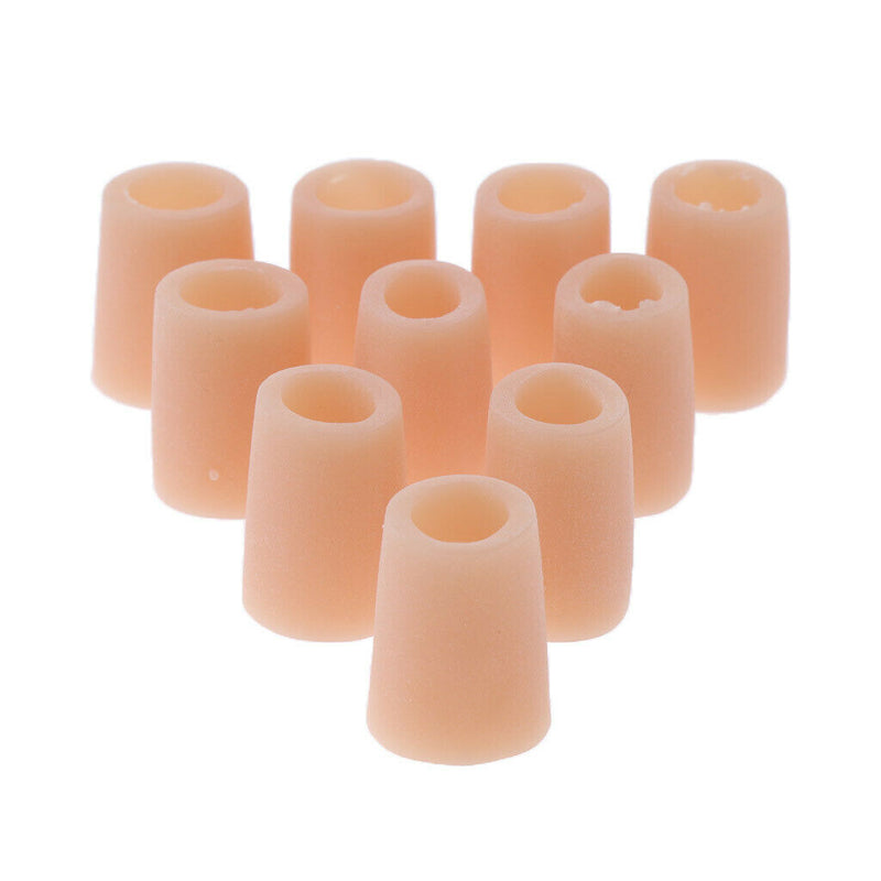 5 Pairs Gel Toe Sleeves Caps Wraps Separators for Hammer Toes Pain Ease