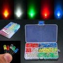200Pcs 3mm 5mm LED Light White Yellow Red Blue Green Diodes Assortment 2019 A5R8