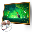 1000pcs DIY Paper Jigsaw Girl in the Woods Puzzle Educational Picture Toys