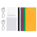 Double LED Light Room Photo Studio Photography Light Tent Backdrop Cube Box ME