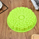 Big Chrysanthemum Flower Cake Baking Pans Tray Silicone Mold GIFT Bakeware I6O6