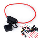 10Pc 40A In-line Blade Small Fuse Holder for Car Boat Truck Auto 16 AWG Cable M&
