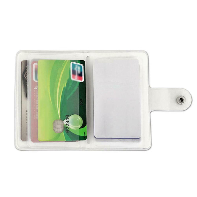 Multi-card Cartoon PVC Purse Men Women Credit Card Holder Coin Clip Wallet