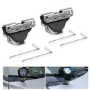 2pcs LED Light Bar Mounting Brackets Hood Offroad Work Light Clamp Holder A