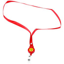 Smiley Face Lanyard Pattern Badge Holder Neck Strap Office Identification C Y3D9