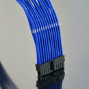 New 30cm 24Pin Power Adapter Extension Cord Computer Blue JBQ dg PVV