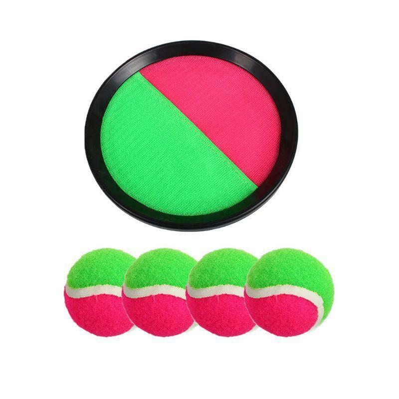 Paddle Toss and Catch Ball Game Set for Kid Self Stick Throw Catch Bat Ball Game