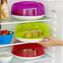 3Pcs Random Colors Home Kitchen Food Protective Cover Splash Cover Microwav E9S1