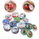 2.2OZ Christmas mini tin box Sealed jar packing boxes jewelry candy box stoS Ew