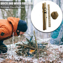Bow Drill Friction Fire Starter Firemaking Tools Outdoor Survival Props