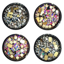 1 Box Square Flatback Glass Nail Rhinestones Mixed Nail Art Decoration Ston Z5D6