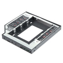 Aluminum Plastic 12.7mm for SATA SSD Case Hard Disk Drive Enclosure CD-ROM Bay