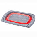 Kitchen Collapsible Colander Over The Sink Strainer With Steady Base For St L7I2