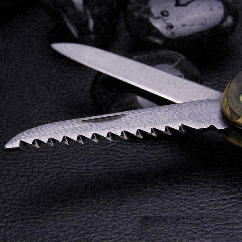 4 In 1 Multifunctional Tool Carabiner Hook Cutter Gear EDC Tool Camping Hot S2Z5