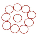 10 pcs Silicone O-Ring Oil Seal Seals Washer Red 45 x 2.5 x 40mm