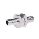 3Pcs 6mm 1/4 inch Chorme Aluminum Fuel Non Return One Way Check Valve Petro