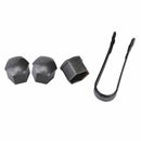 40pcs Wheel Lug Nut Center Cover Grey 21mm Bolt Cap Dust Cover & Removal T MWF