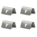 2X Wind / Rain Deflector Car Channel Metal Retaining Clips For Heko G3 C ME