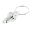 8x Stainless Steel Non Lock-Out Indexing Plunger w/ Pull Ring M8