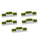 25 Pack N Gauge 1:150 Flower Beds Set for Parking Scenery Layout Diorama