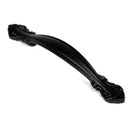 2x  Matte Black Cabinet Door Handle Drawer Closet Dresser Bin Pull Knob Hardware