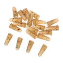 20pcs Rubber Buffer Beads Knot Protectors for Carp Fishing Hair Rig Making