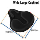Pad Bike Seat Cover Bicycle Saddle Cycling Extra Soft Wide Foam Comfortable