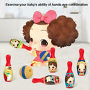 ABS Mini Bowling Toys Set Educational Tool Strengthen Baby's Muscle Control