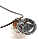 Cool Necklace Gals Viking Symbol Pendant Thor's Hammer Circle Necklace JewelryMO