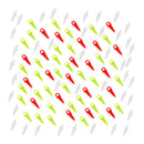 100 Pieces Pop Up Bait Carp Fishing Connection Bait Screw Tackle Mixed Color