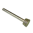Diamond Grinding Head Short Inverted Conical Carving Tool 8mm