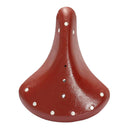 Classic Leather Bicycle Seat Bikes Comfortable Seat Riding Brown Seats