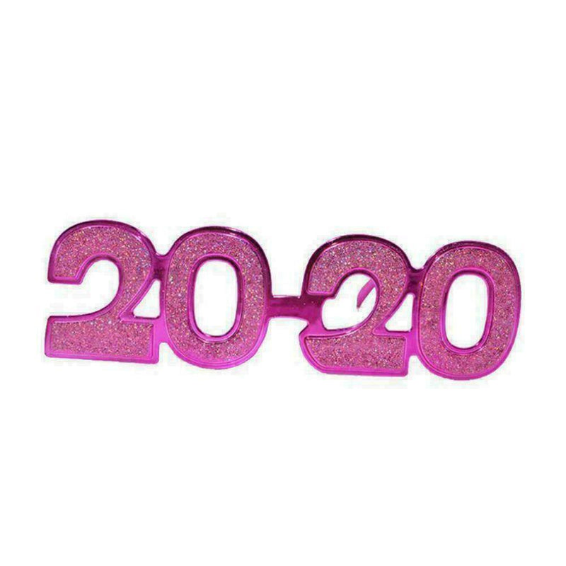 2020 Eyeglass New Year's Eve Party Glasses Eyewear Funny Gift Photo Glitter I1Z8