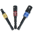 3x power screwdriver driver socket bit adapter drill 1/4" 3/8" 1/2" hex shank ME