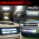 6D Single-Row Led Working Light Indicator For Off-Road Vehicles