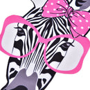 23cmTshirt patch Diy Zebra head pattern iron on for clothing transfer printing3C