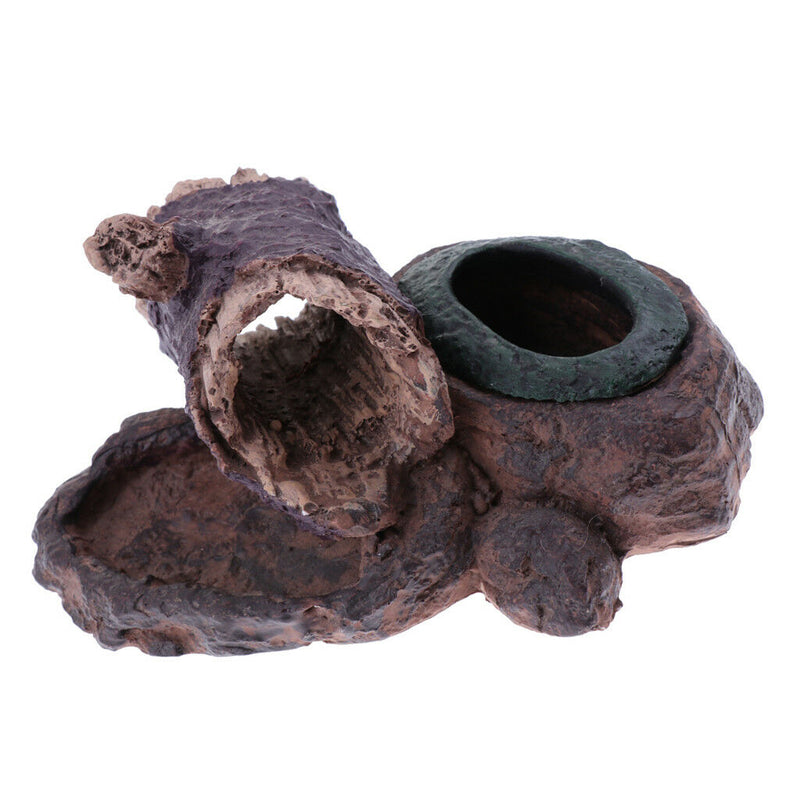 Landscape Decoration Reptile Turtle Water Dish Lizard Food Bowl