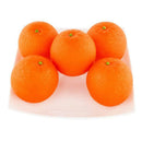 4 Pcs Soft Plastic Simulation Orange Fruit Home Decoration Burgundy Q7P6