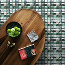 10pcs 10cm Retro Tiles Wall Stickers PVC Waterproof Kitchen Decals (MSC051) A