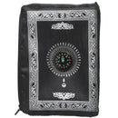 5X(Ramadan Islamic And Muslim Travel Prayer Mats,Compass Pocket Size Tote  R7L5)