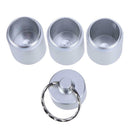 Outdoor Pill Storage Aluminium Box Keychain Metal Waterproof Box Container