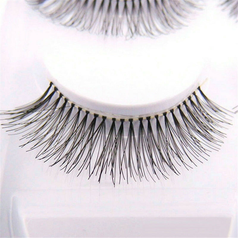 5 Pairs Women's Natural Sparse Cross Eye Lashes Extension Makeup False Eyelashes