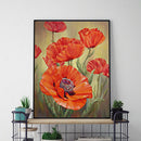5D DIY Full Drill Diamond Painting Flower Cross Stitch Embroidery Ornament