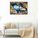 5D DIY Full Drill Diamond Painting Heart to Heart Cross Stitch Embroidery