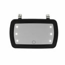 New LED Lighted Black Clip On Sun Visor/Vanity Mirror Car/Automobile Light Cover