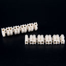 10PCS Practical Durable 10A 2 Way Electrical Screw Terminal Block Connector ME