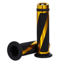 3  Motorcycle Bike Handlebar Hand Grip Ccmfort Rubber GEL CNC Aluminum