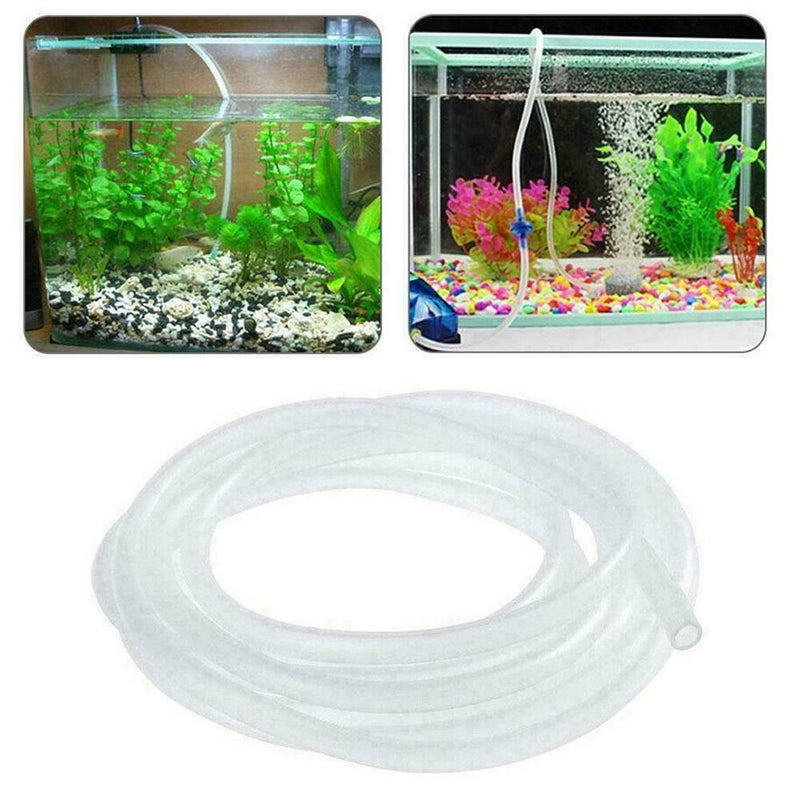 Aquarium Air Pump Accessories Fish Tank with Airline Pipe Stones Check Air H5P7